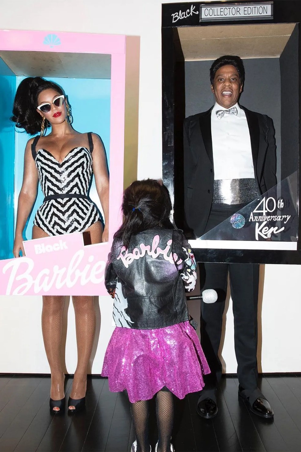 Beyoncé, Jay-Z e Blue Ivy — Foto: Getty Images