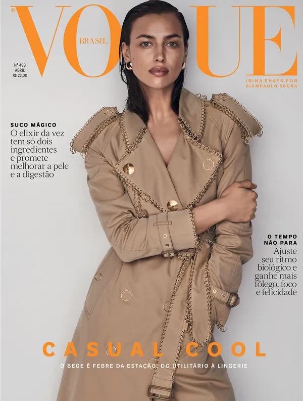 Irina Shayk é a cover-girl da Vogue Brasil de abril de 2019