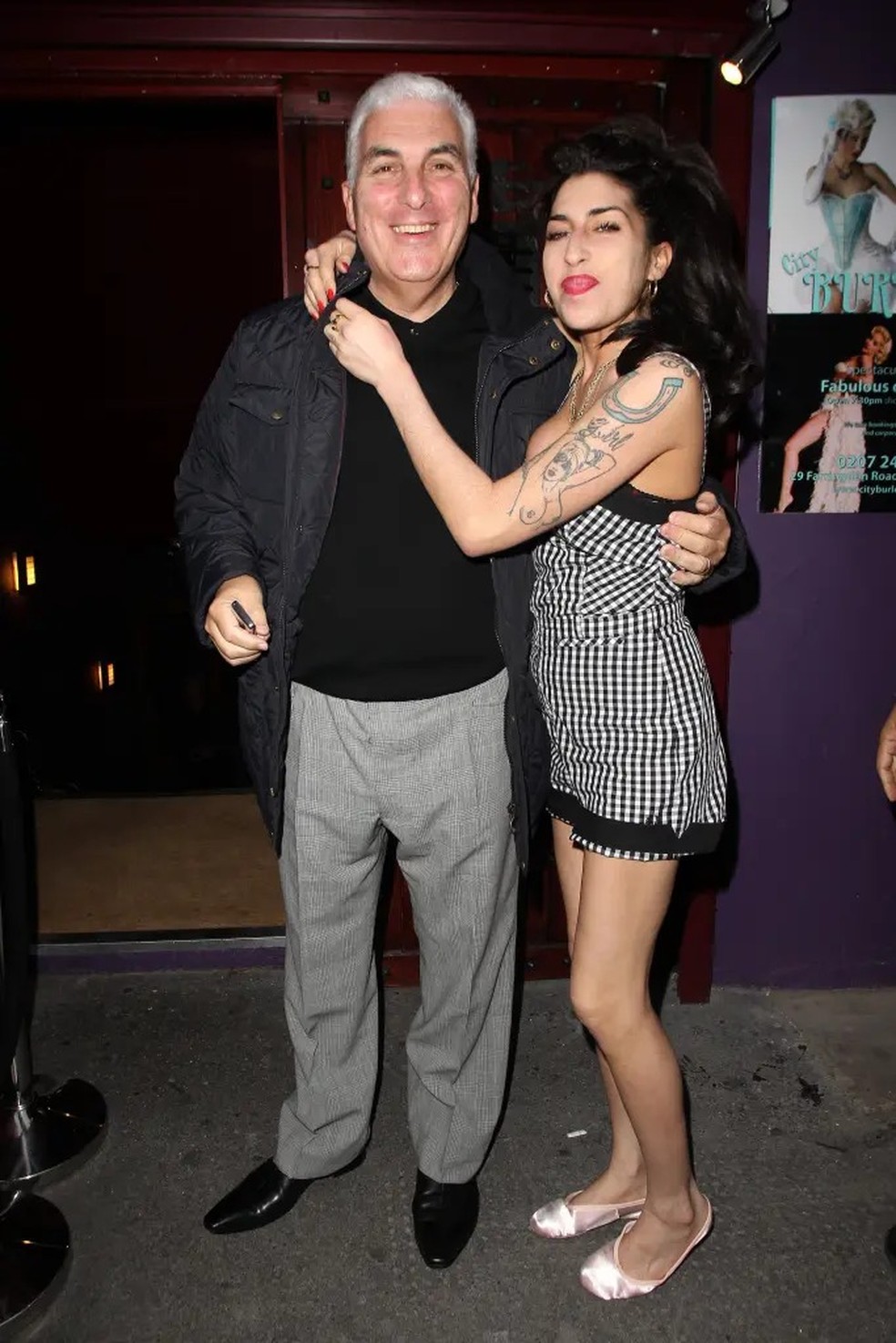 Mitch Winehouse e Amy Winehouse — Foto: GettyImages