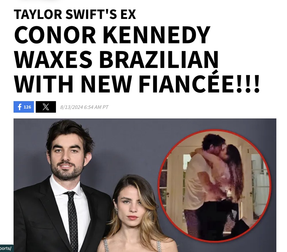 Noivado de Giulia e Conor Kennedy repercute na imprensa internacional