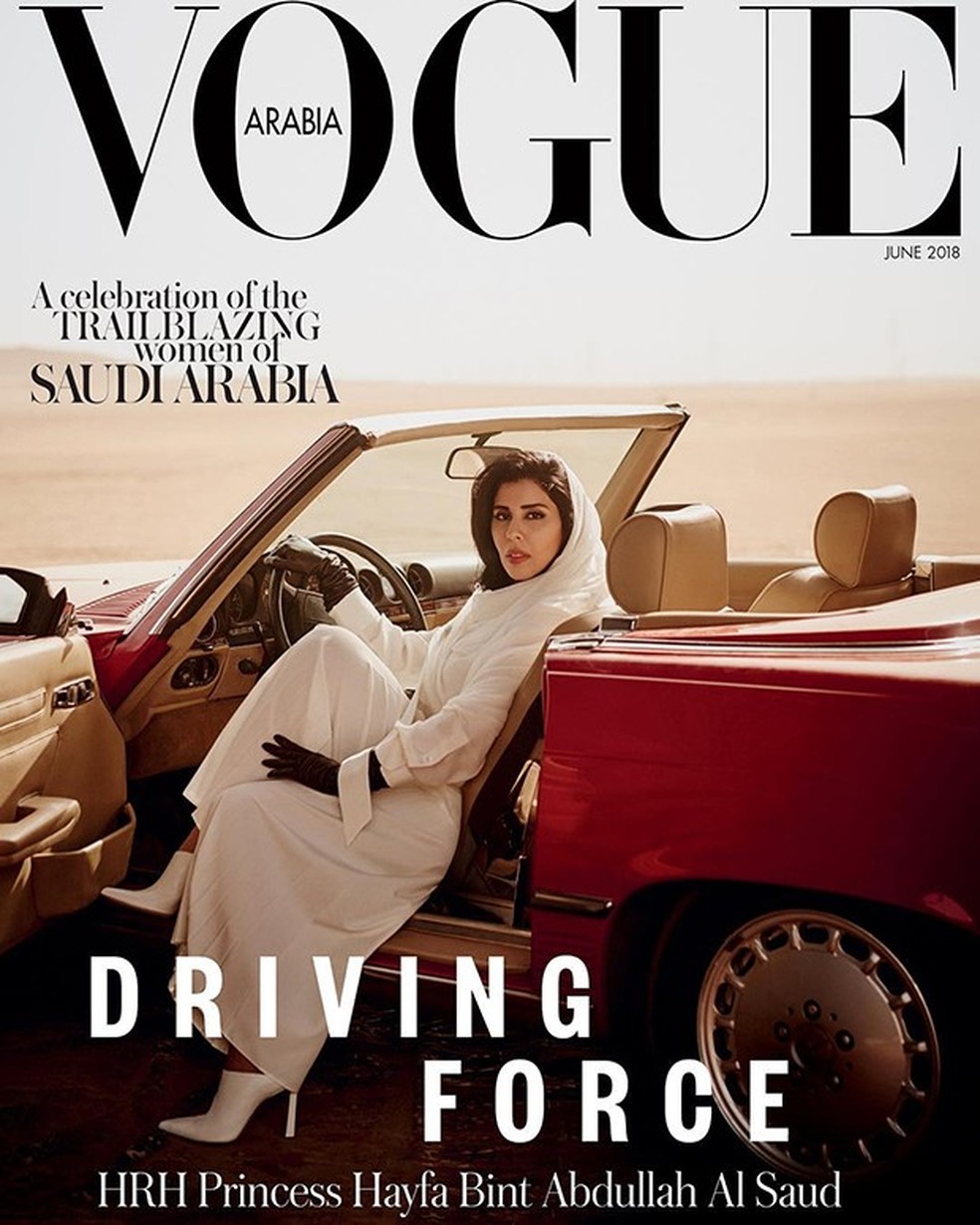 Com princesa na capa, Vogue árabe documenta fim da proibição de