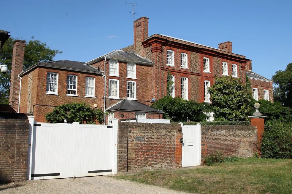 Vista geral da casa de Lady Annabel Goldsmith, Ormeley Lodge — Foto: GettyImages