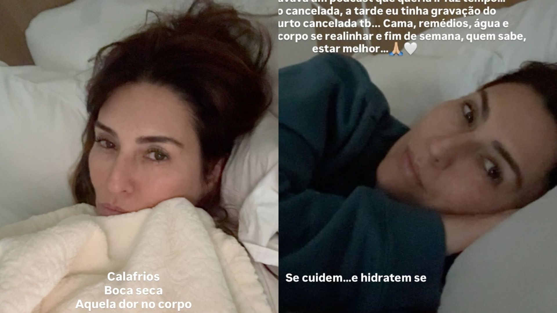 Fernanda Paes Leme enfrenta virose grave e pausa na carreira