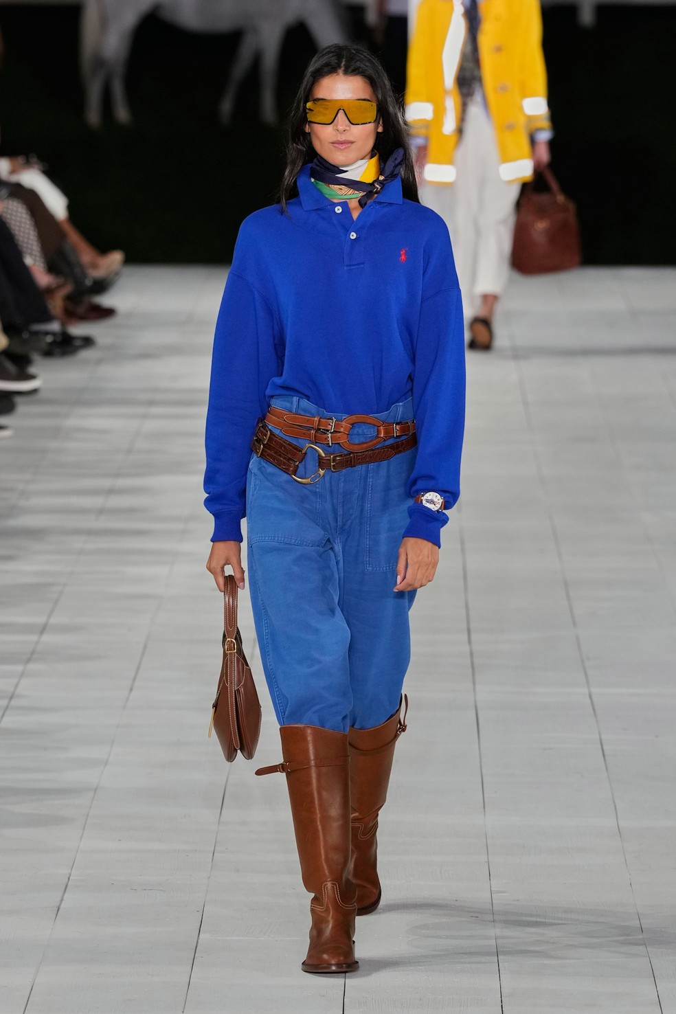 Ralph Lauren primavera-verão 2025 — Foto: Launchmetrics Spotlight