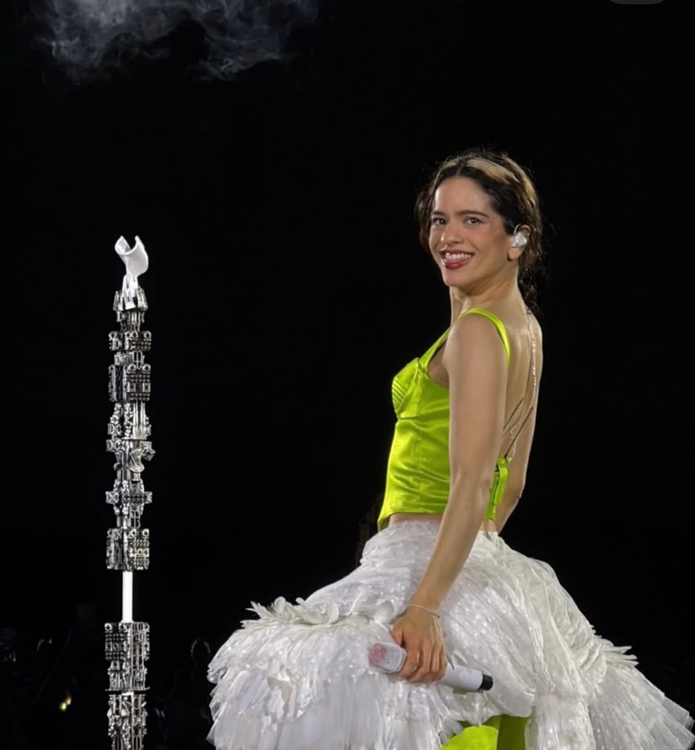 Rosalía posta no Brasil — Foto: Reprodução/Instagram