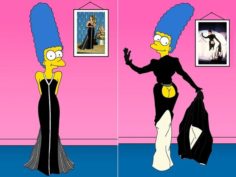 Marge Simpson ícone de estilo? Artista cria versões fashionistas da ...
