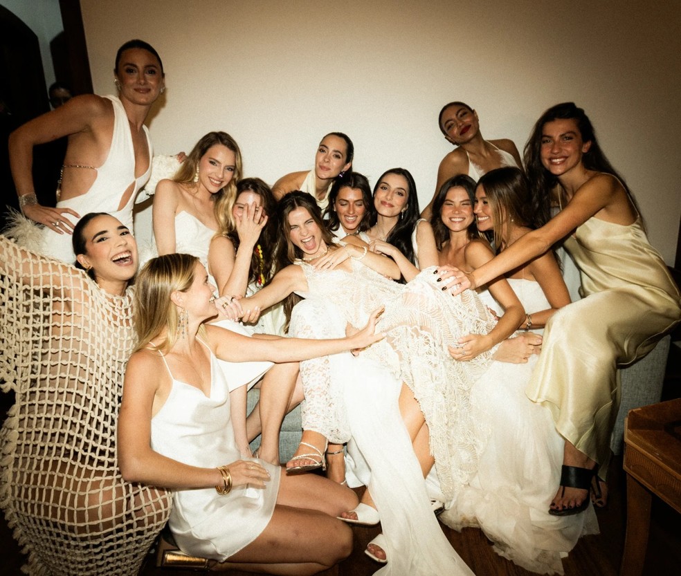 Casamento Giulia Be e Conor Kennedy — Foto: Rod Sack