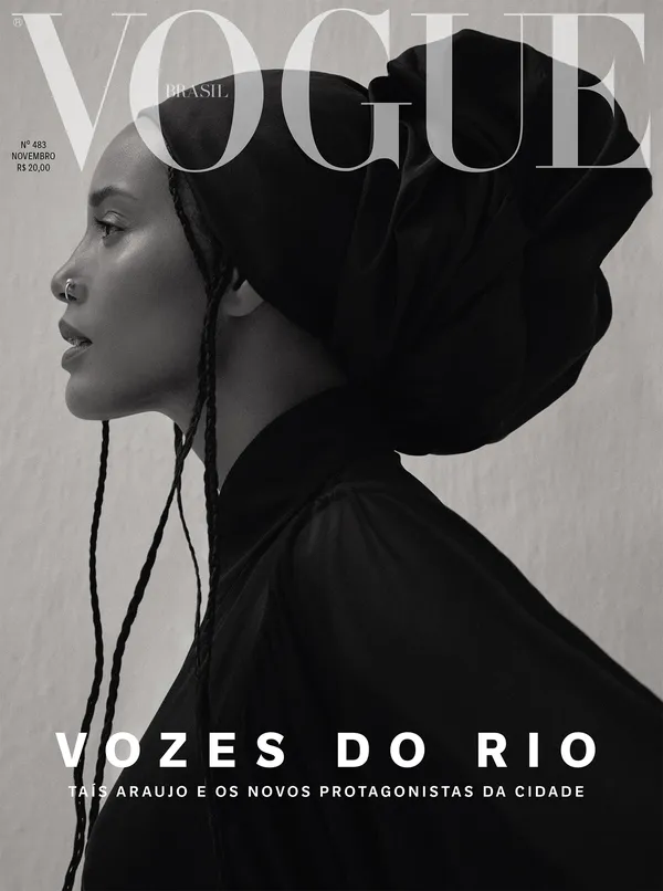 Taís Araujo é a cover-girl da Vogue de novembro especial Rio de