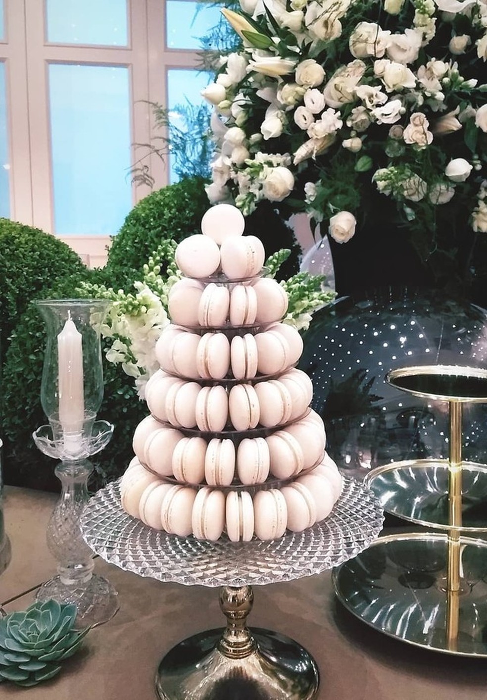 Mais detalhes da mesa de doces (Foto: Reprodução/Instagram) — Foto: Vogue