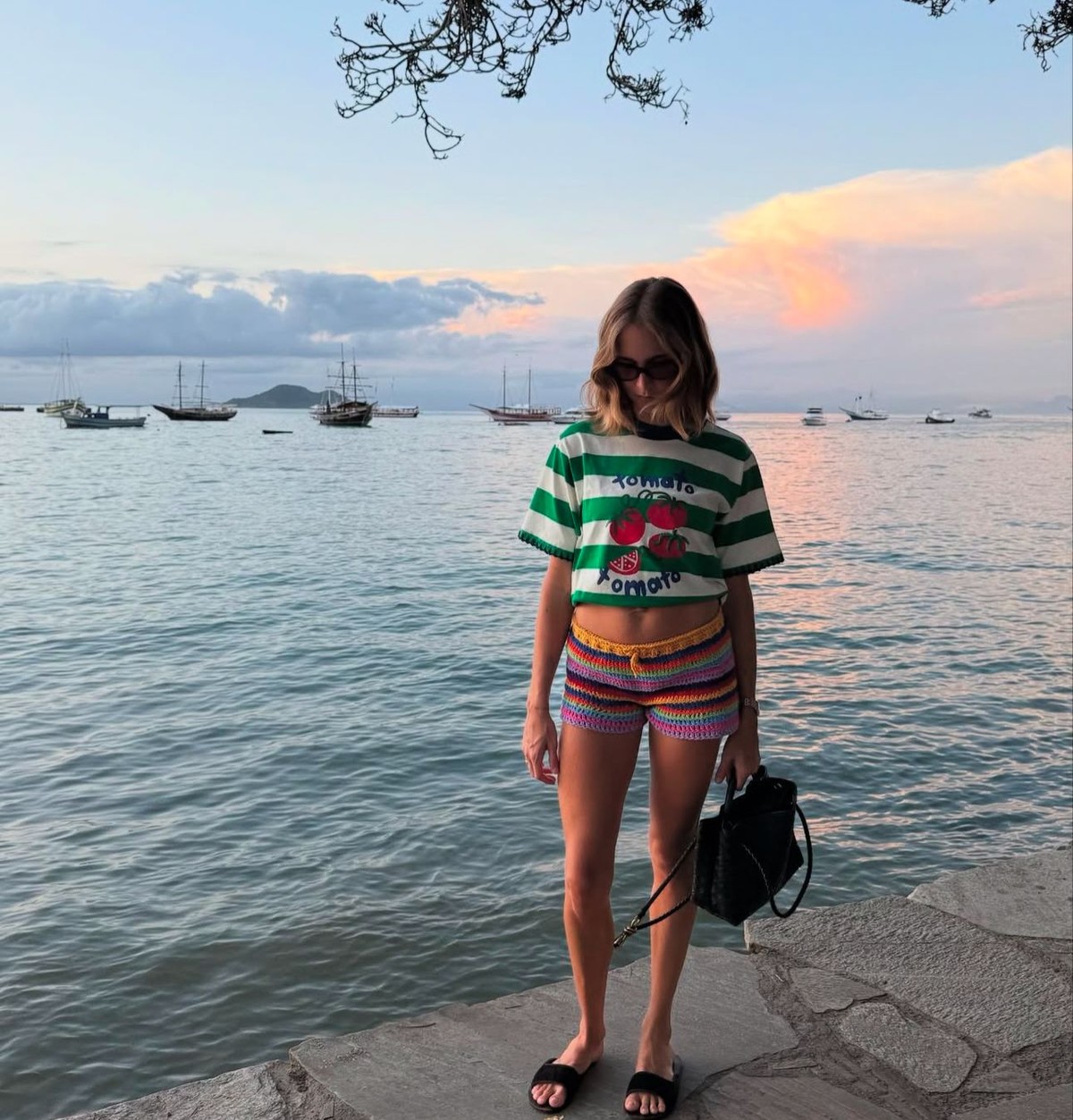 Isabella Scherer abre álbum de viagem em família