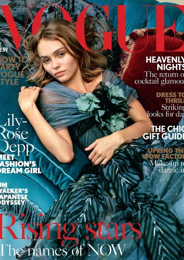 Lily-Rose Depp na Vogue UK de dezembro
