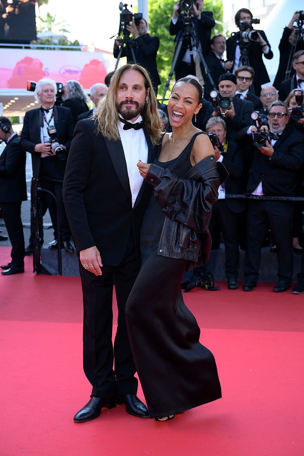 Marco Perego conquista Cannes e emociona a esposa, Zoe Saldaña