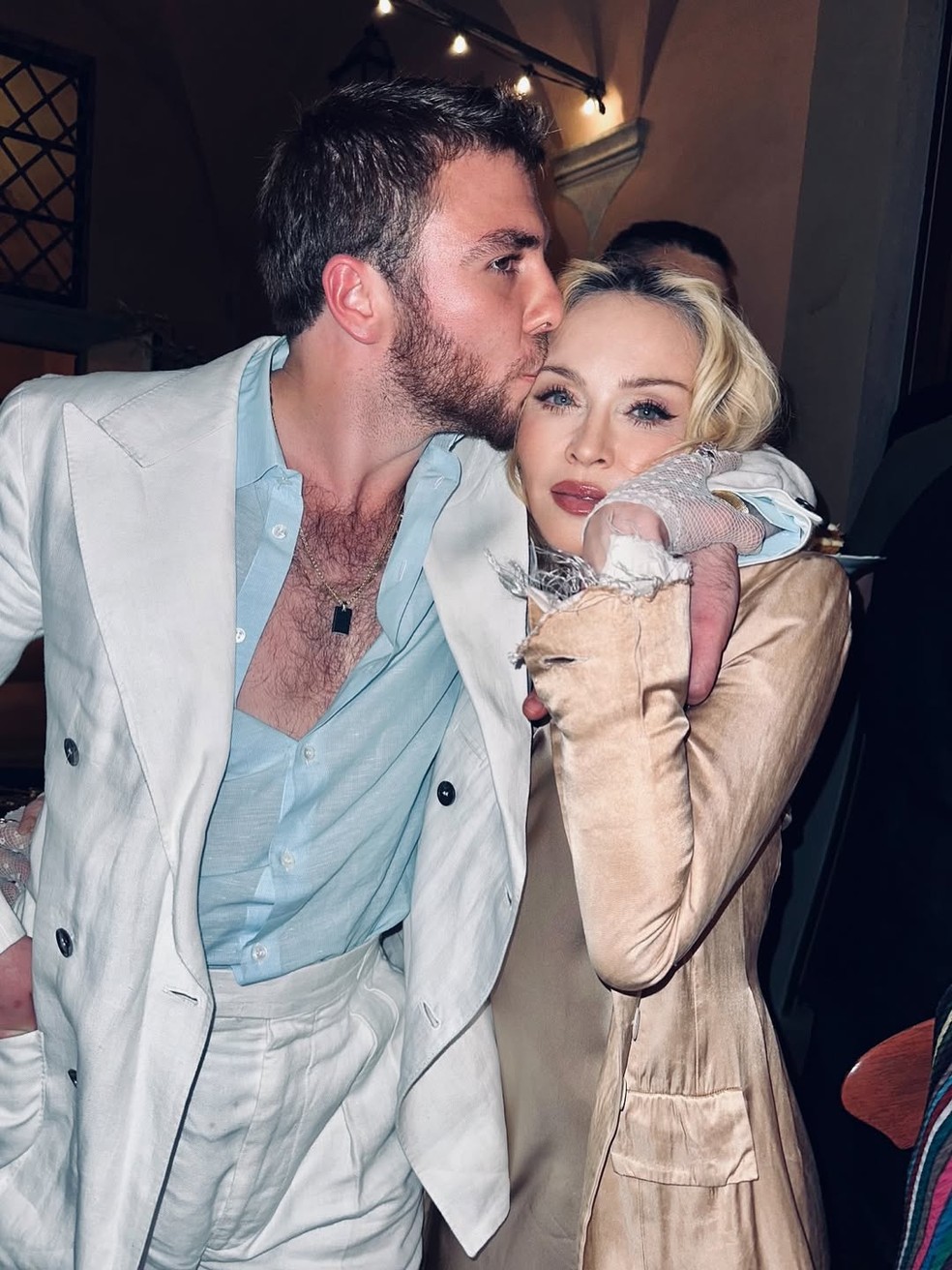 "Madonna exibe álbum de fotos da comemoração de seus 67 anos — Foto: Reprodução/Instagram