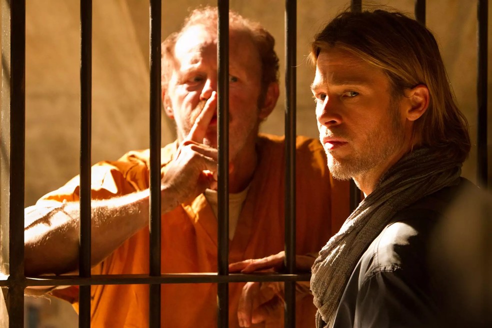 Brad Pitt em Guerra Mundial Z — Foto: Paramount Pictures