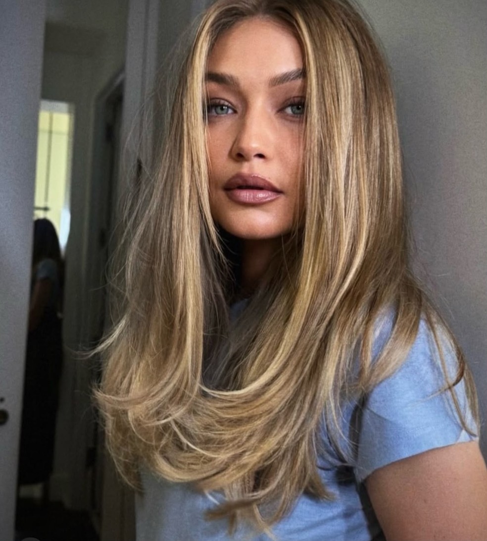 Gigi Hadid faz post — Foto: Reprodução/Instagram