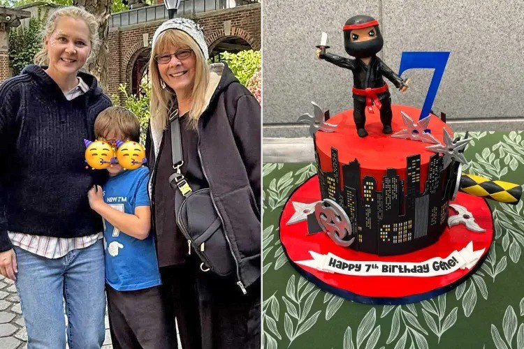 Amy Schumer celebra aniversário do filho pela primeira vez como mãe solteira