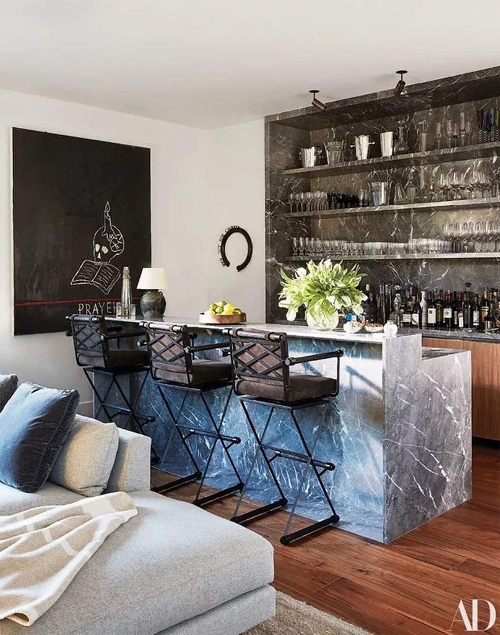 Reprodução / Revista Architectural Digest — Foto: Reprodução / Revista Architectural Digest