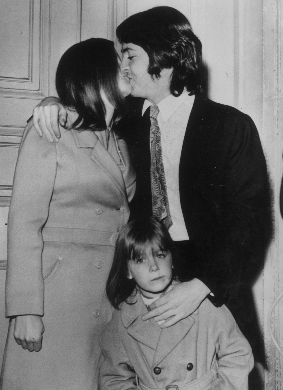 Paul McCartney, Linda Eastman e Heather — Foto: Getty Images