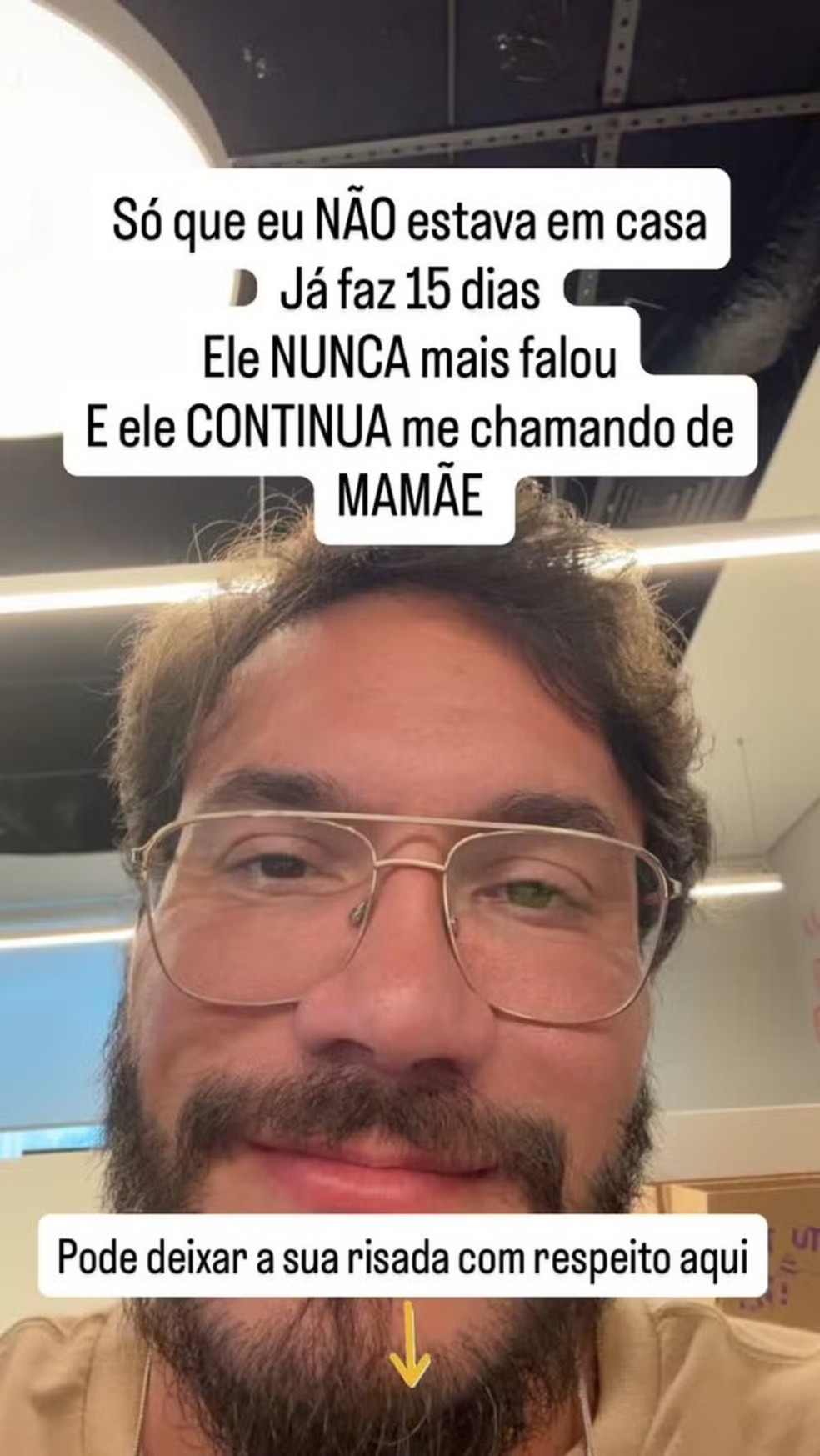 Eliezer celebrara que Ravi falou 'papai' pela primeira vez — Foto: Reprodução/Instagram