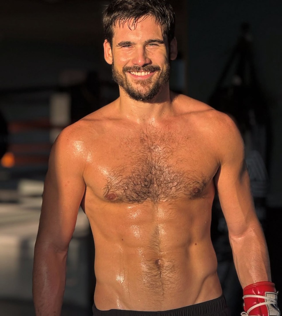 Nicolas Prattes em treino — Foto: Reprodução/Instagram