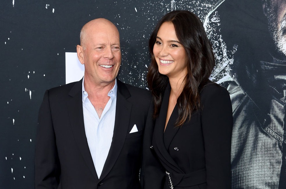 Bruce Willis e Emma Heming Willis — Foto: GettyImages