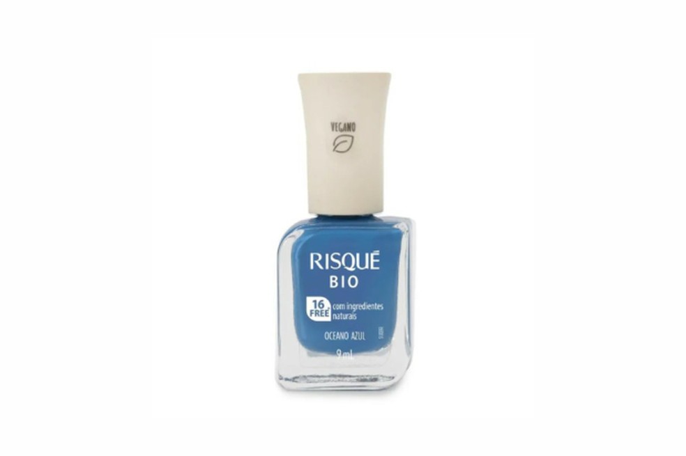 Esmalte Bio Oceano Azul, Risqué — Foto: Reprodução
