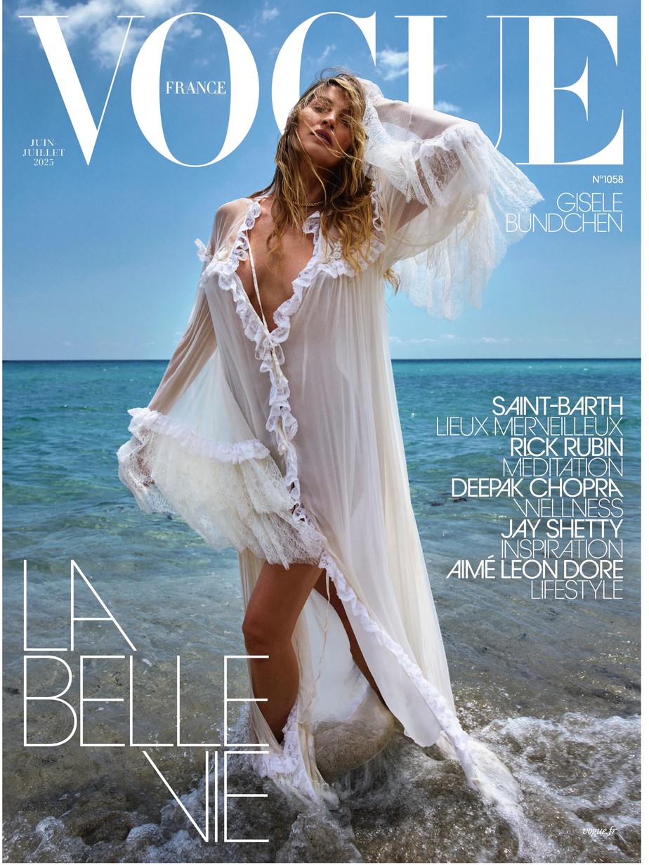 Gisele Bündchen estampa a primeira capa após nascimento do