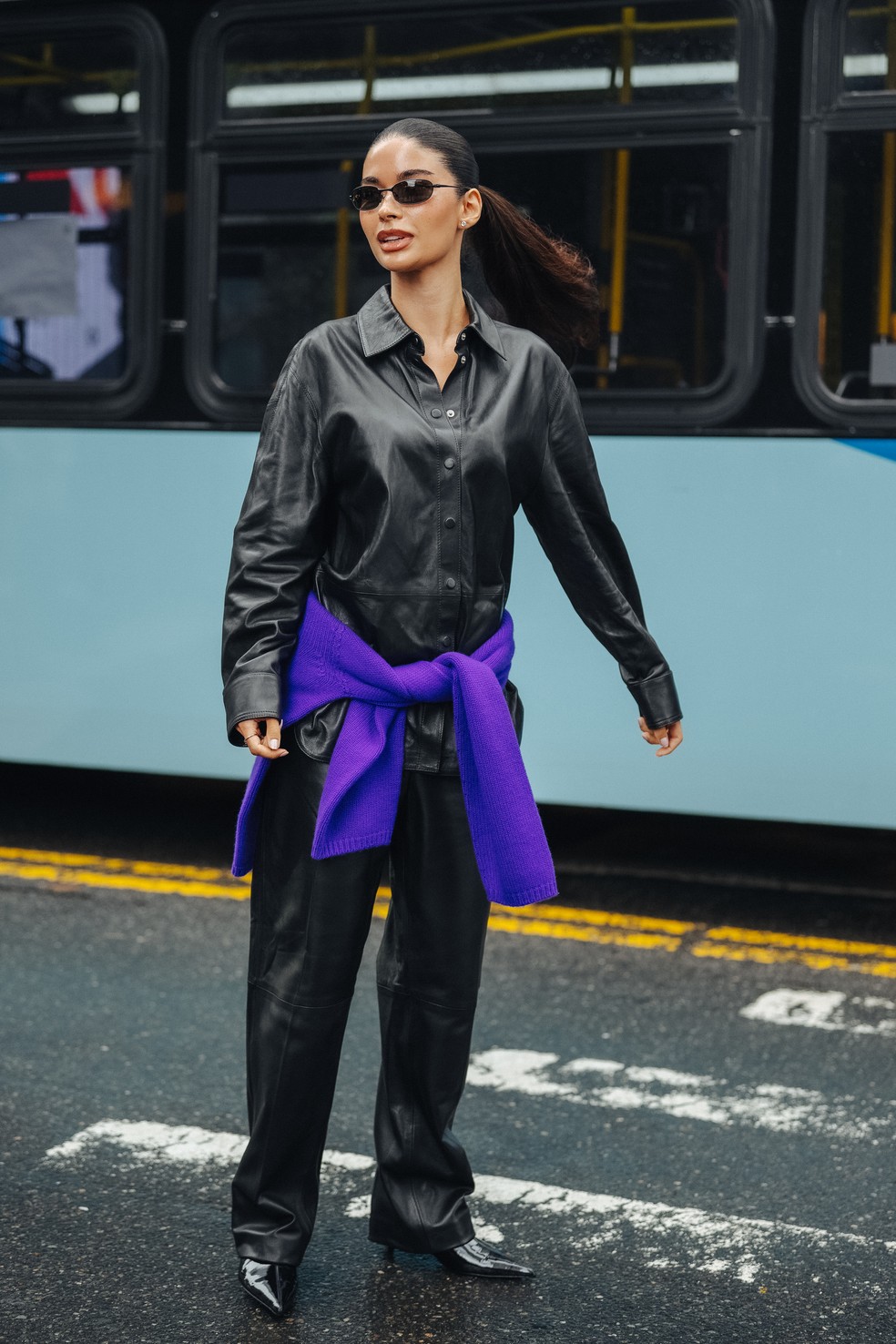 Look da semana de moda nova-iorquina l Verão 2027 — Foto: Getty Images
