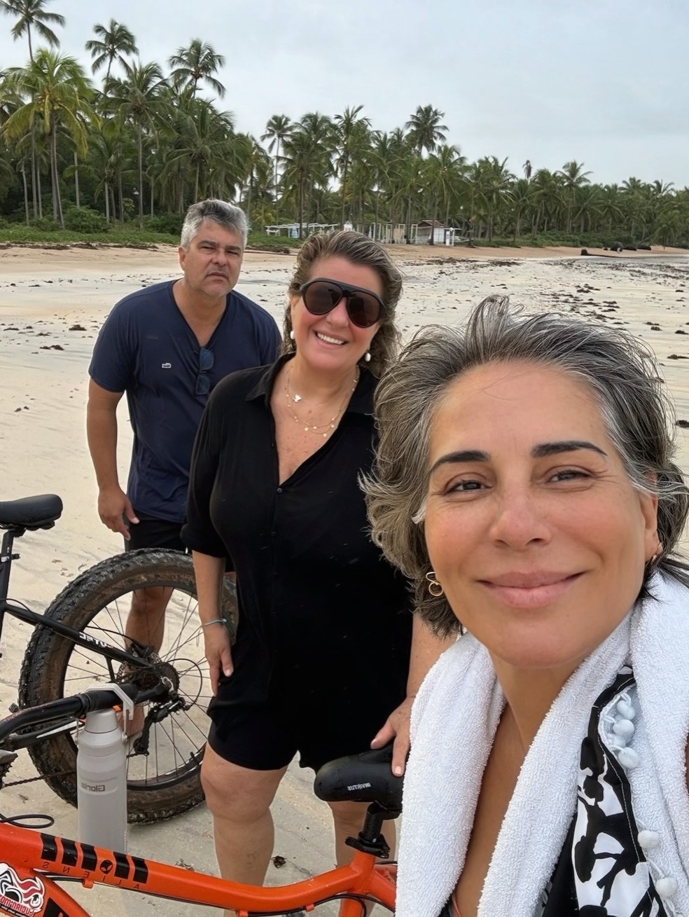 Ao lado de Orlando Morais, Gloria Pires curte passeio no Alagoas — Foto: reprodução/instagram