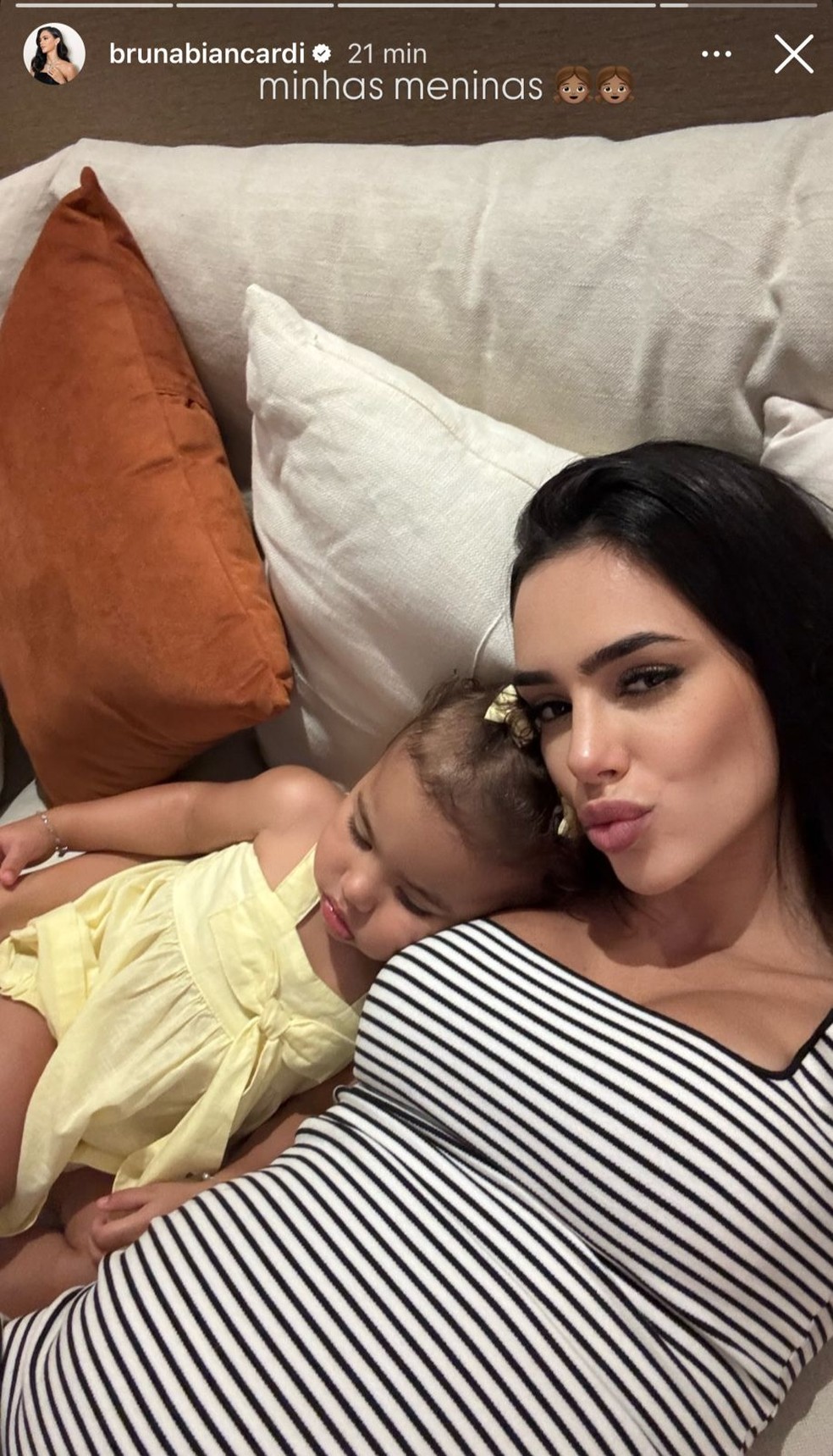 Bruna Biancardi e Mavie — Foto: Reprodução/Instagram