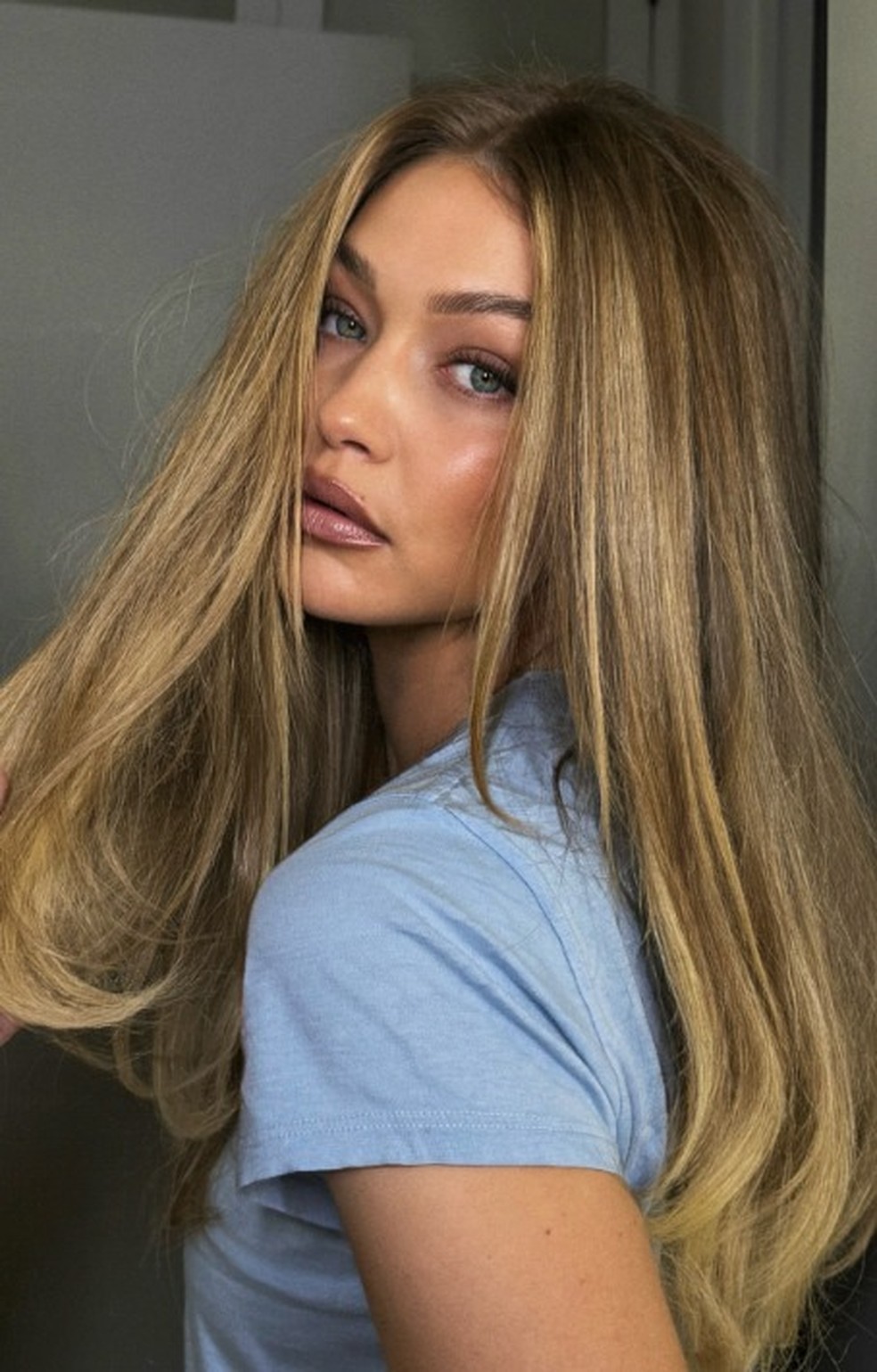 Gigi Hadid renova o visual — Foto: Reprodução/Instagram