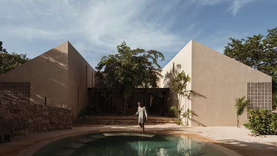 Um blend equilibrado entre arquitetura e natureza em Mérida
