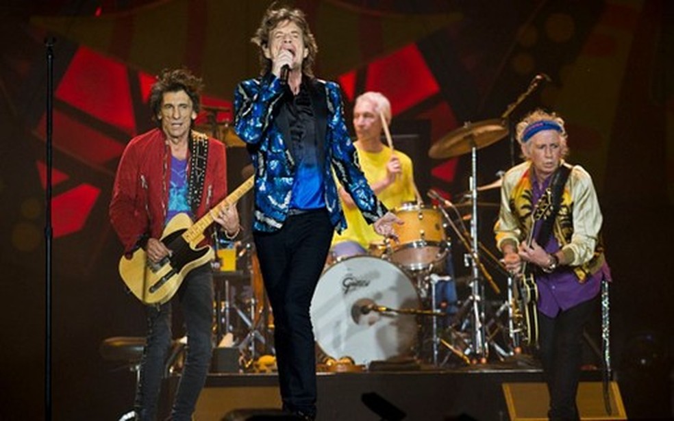 Rolling Stones fazem show em São Paulo com várias trocas de looks — Foto: Vogue