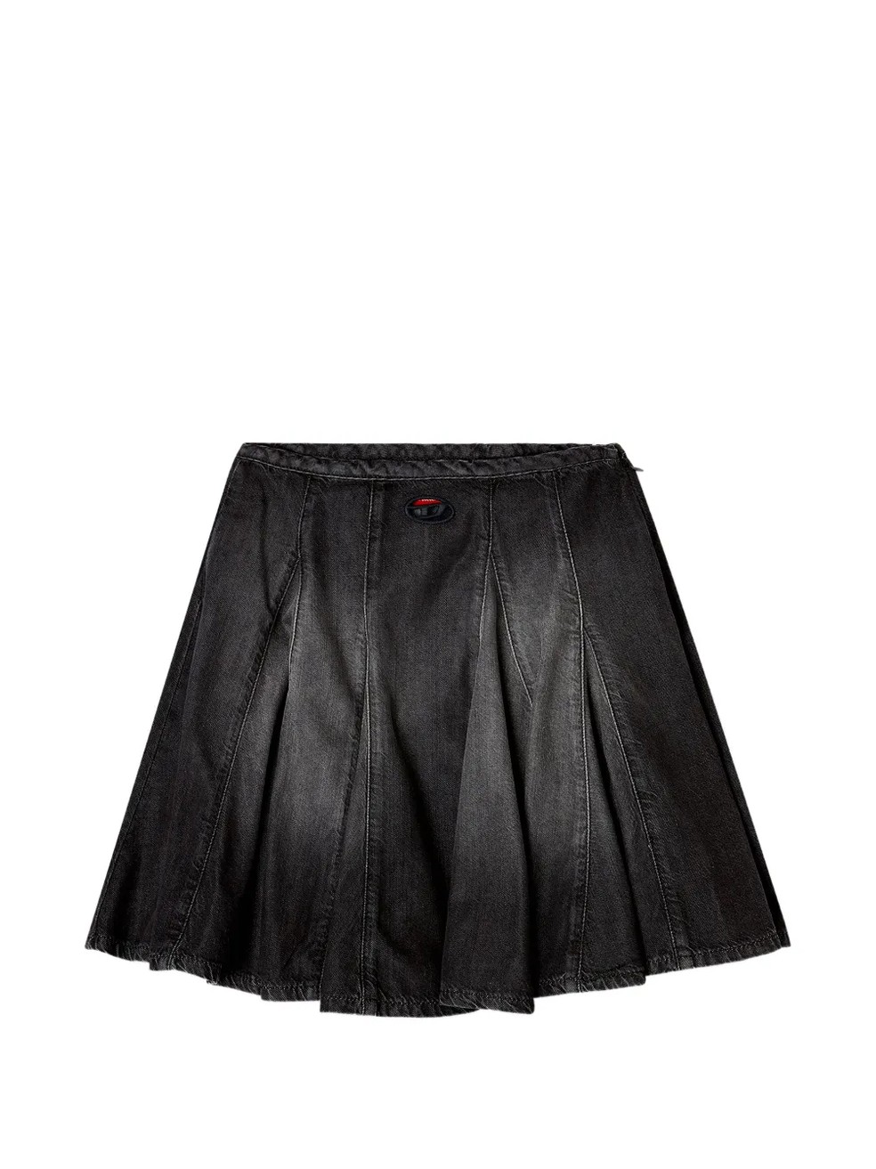 Saia denim com pregas, Diesel — Foto: Reprodução