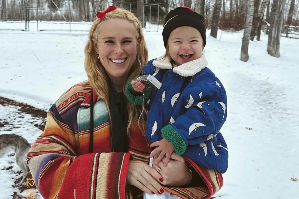 Rumer Willis e sua filha Louetta — Foto: Reprodução/Instagram