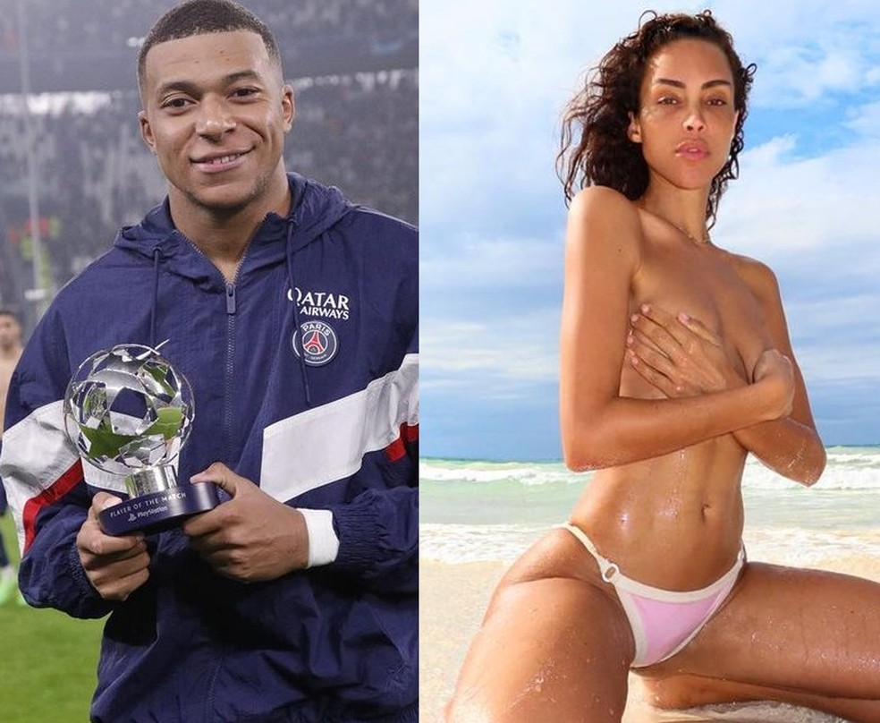 Mbappé e ines rau fotos