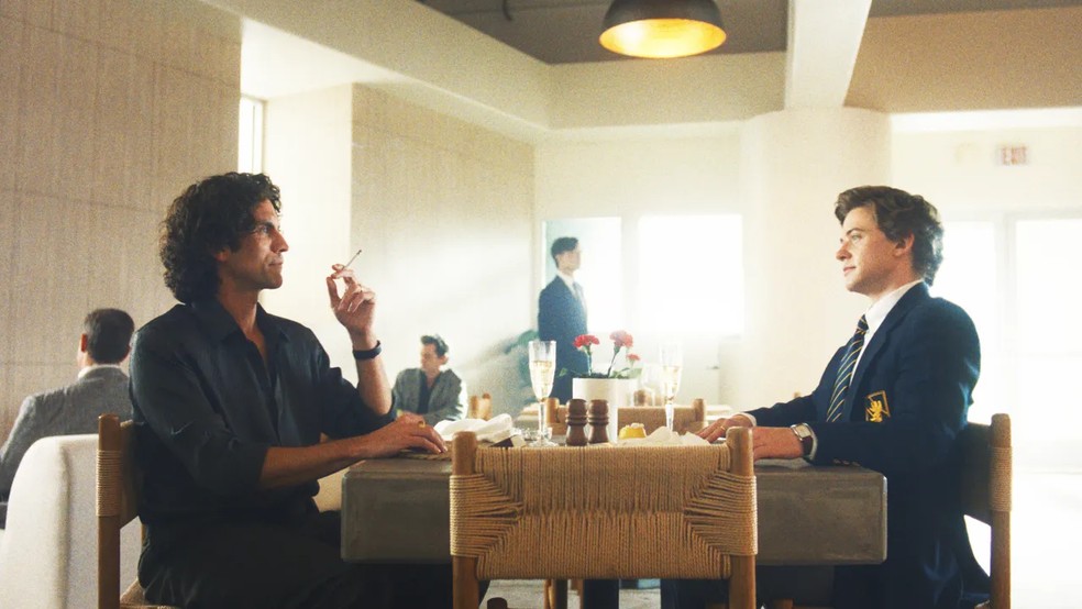 Wes Bentley (como Terry Schaffer) e Rigney — Foto: Divulgação