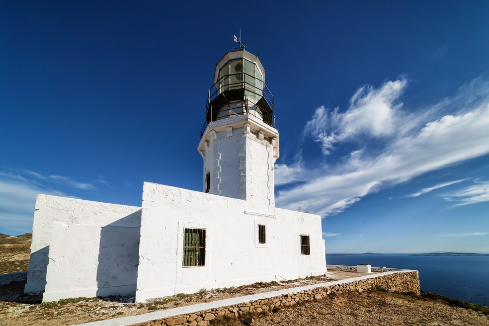 Farol de Armenistis — Foto: Getty Images