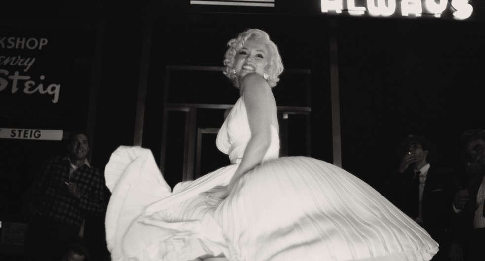 Ana de Armas como Marilyn Monroe — Foto: Cortesia Netflix