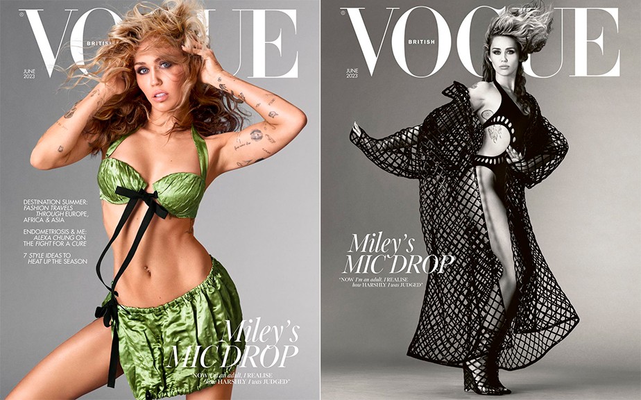 Miley Cyrus estrela capa da edição de junho da Vogue Britânica | Moda |  Vogue