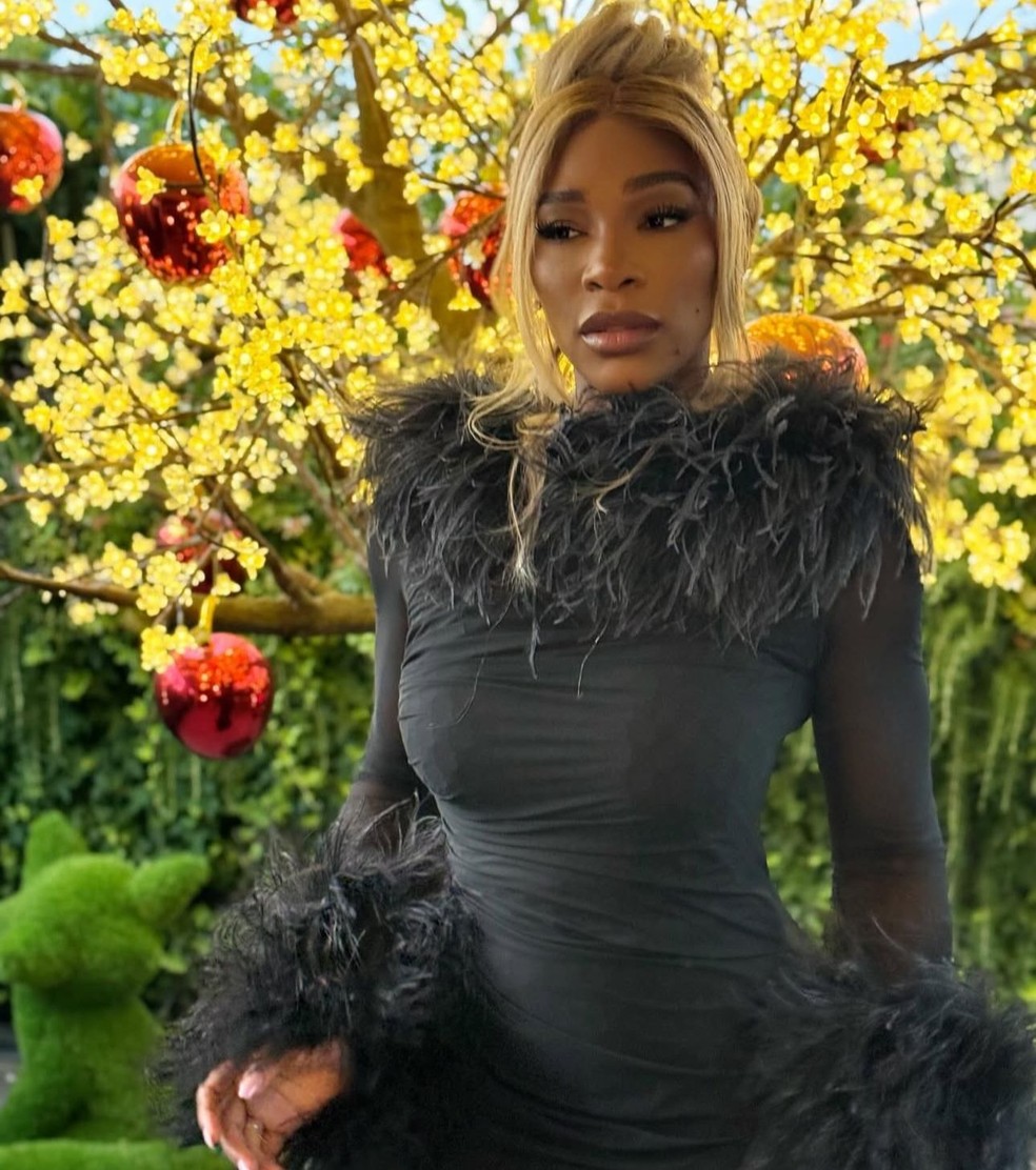 Serena Williams na Semana de Moda de Milão — Foto: Instagram/GettyImages