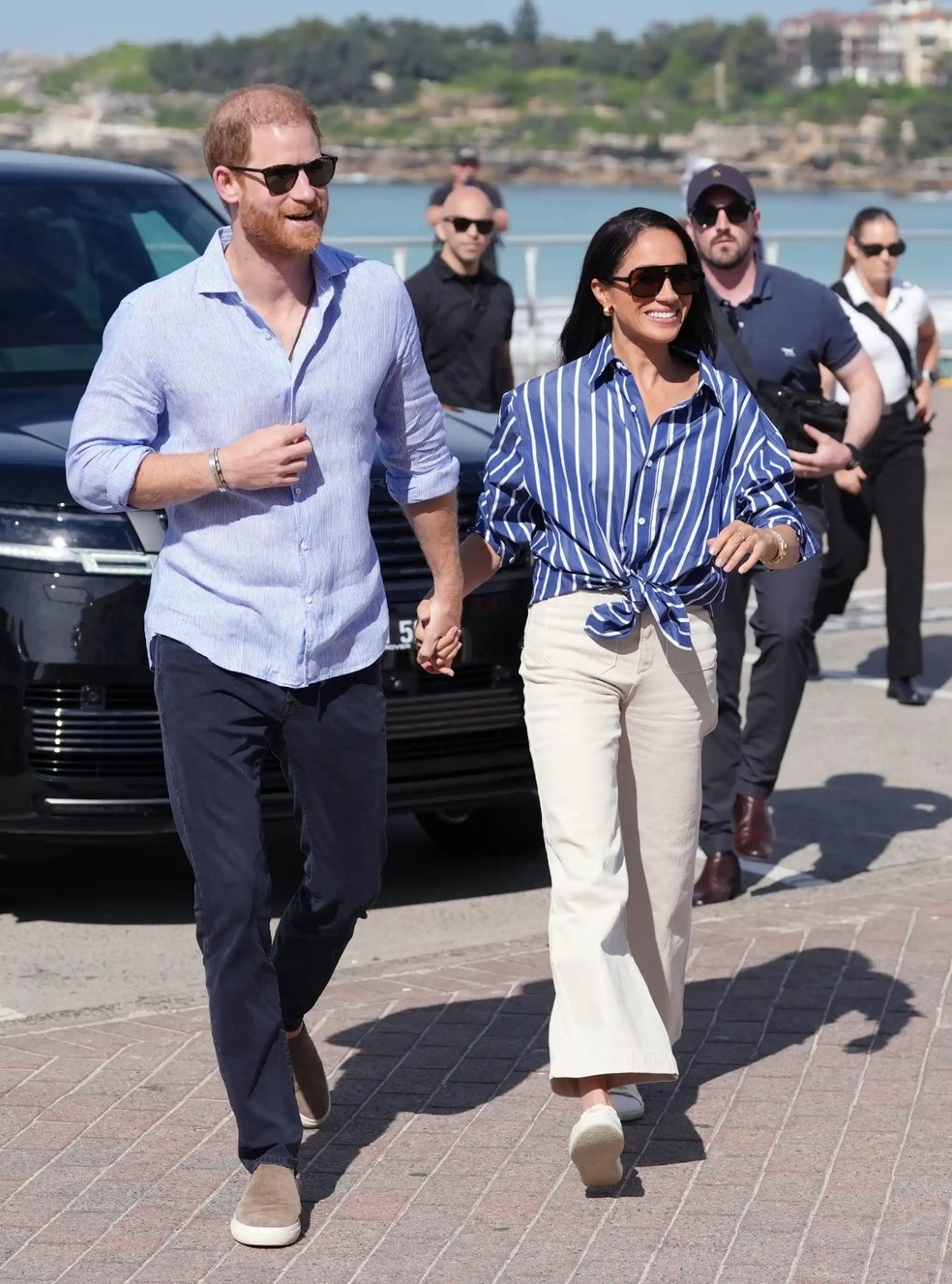 Príncipe Harry e Meghan Markle em Sydney — Foto: GettyImages
