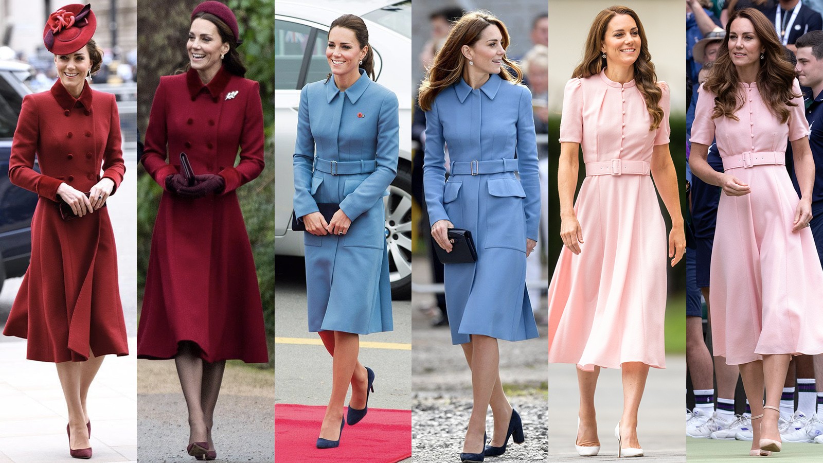 48 vezes em que Kate Middleton repetiu looks