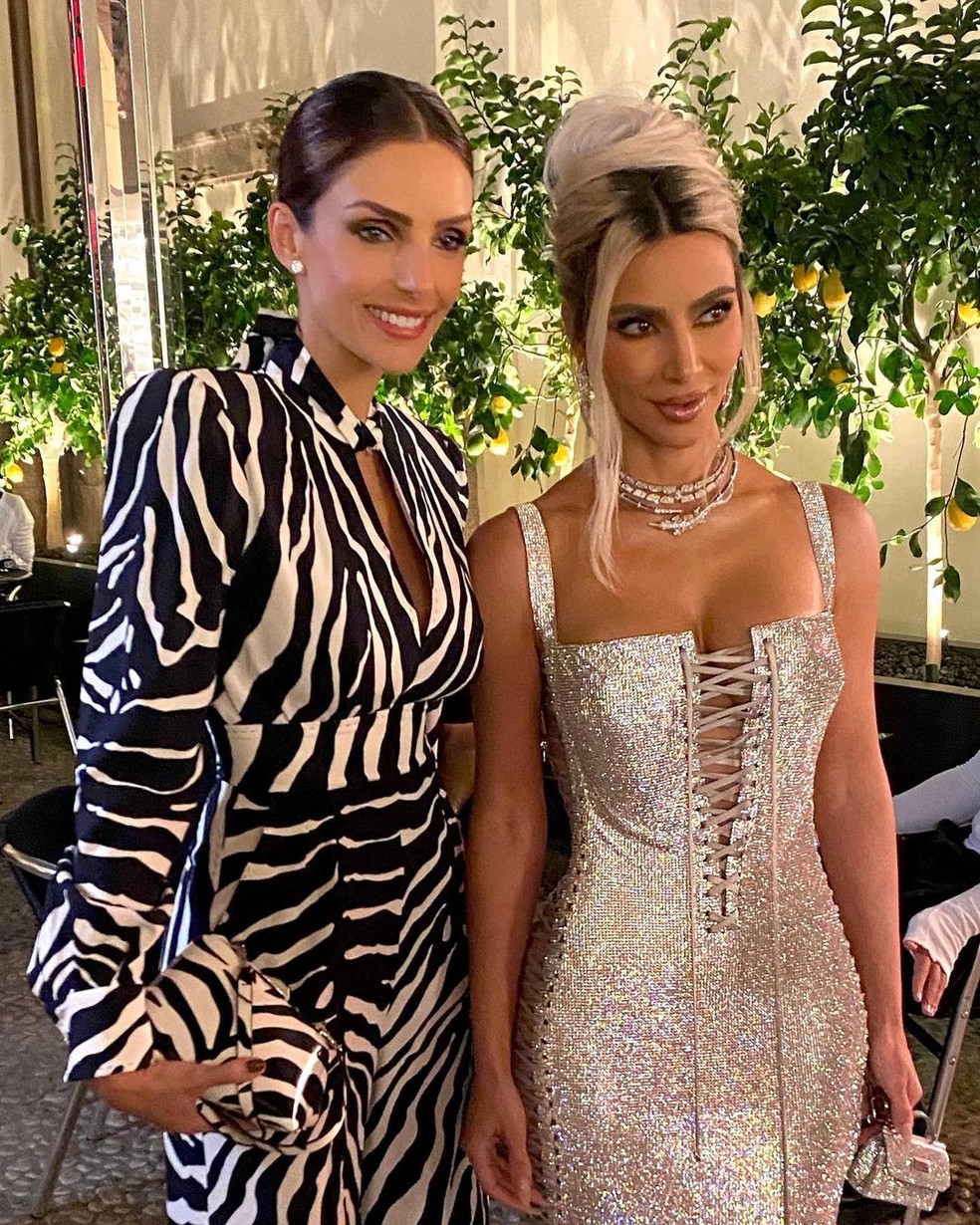 Carol Celico e Kim Kardashian — Foto: Reprodução/ Instagram