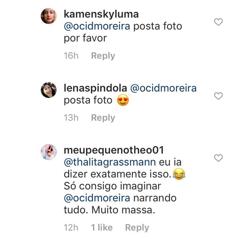 Cid Moreira comenta em post de Rafa Vitti e fãs do ator vibram (Foto: Reprodução/Instagram) — Foto: Vogue