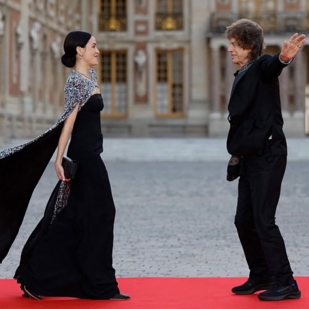 Melanie Hamrick homenageia Mick Jagger — Foto: Reprodução/Instagram