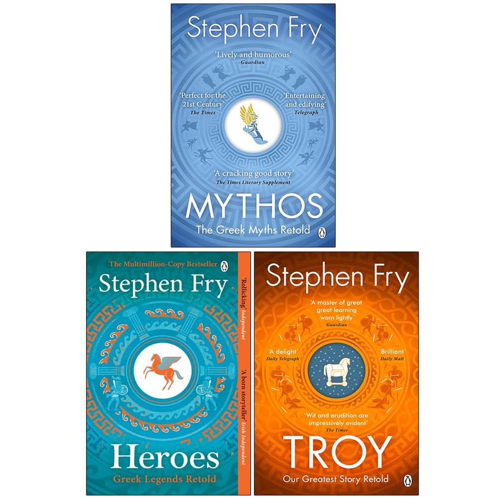 Mythos, Heroes e Troia, de Stephen Fry — Foto: Divulgação