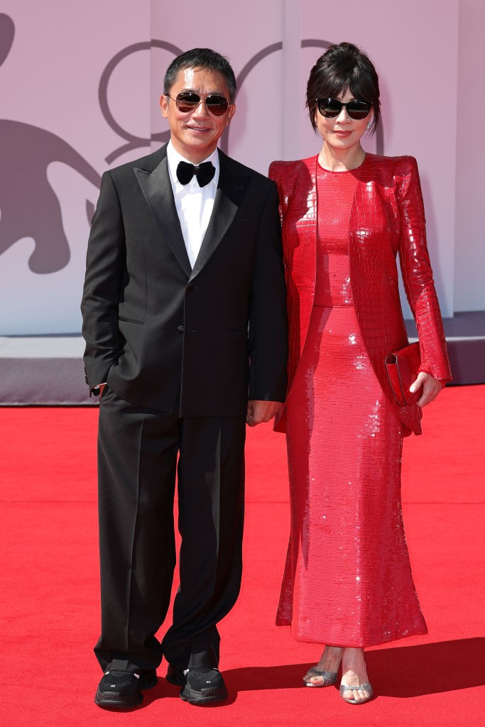 Tony Leung Chiu-Wai e Carina Lau Kar-ling — Foto: Getty Images