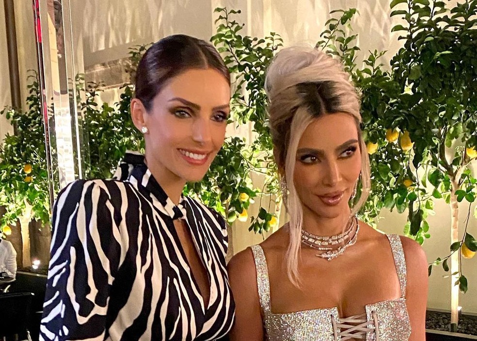 Carol Celico e Kim Kardashian — Foto: Reprodução/ Instagram