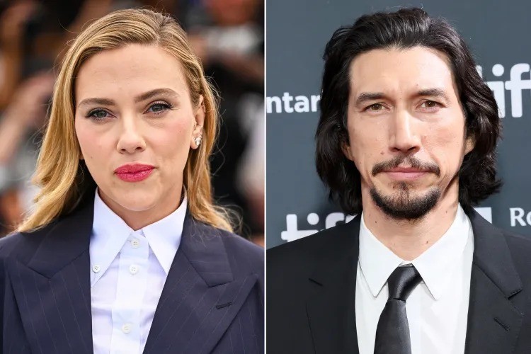 Scarlett Johansson reencontra Adam Driver em novo filme e relembra parceria intensa nas telas